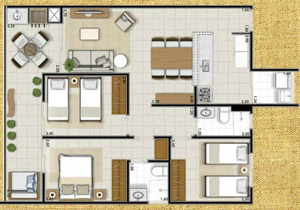 Apartamento, 2 quartos - Foto 37